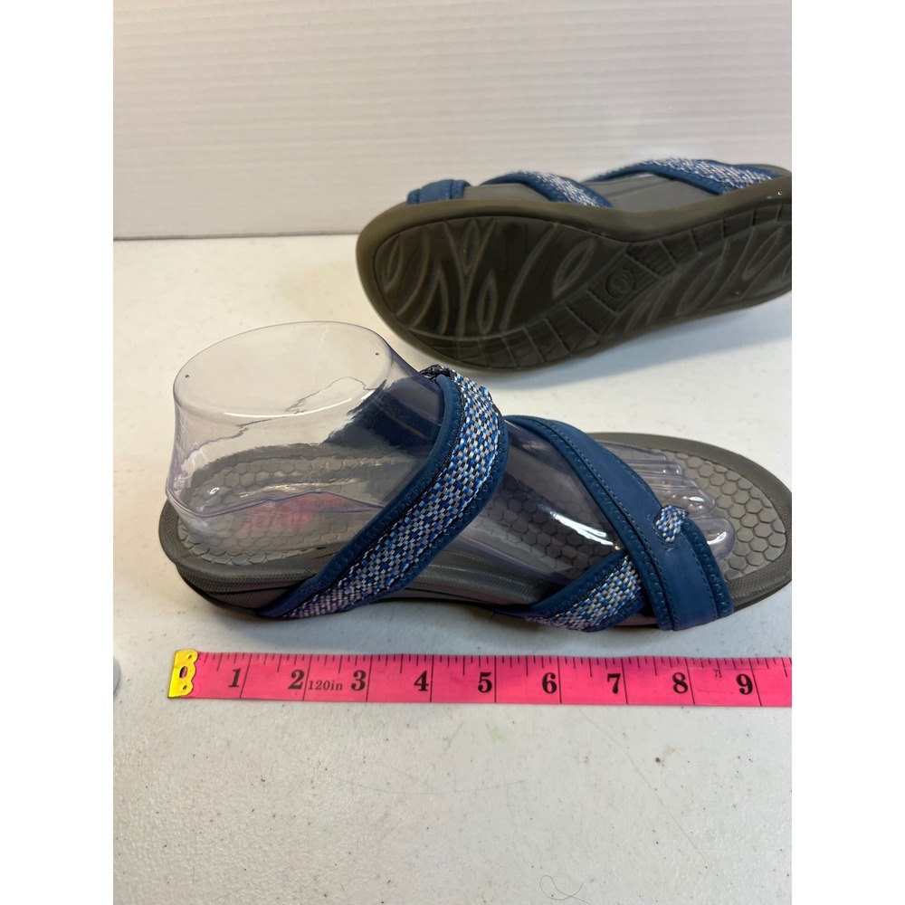 Baretraps Demi Womens 8.5M Navy Blue Strappy Toe Loop Sandals BT25718-10601 - Picture 6 of 8